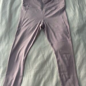 Athleta Elation High Rise Soft Purple Leggings with Pockets